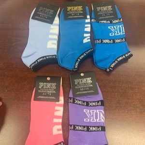 5 pair VS PINK Socks NWT